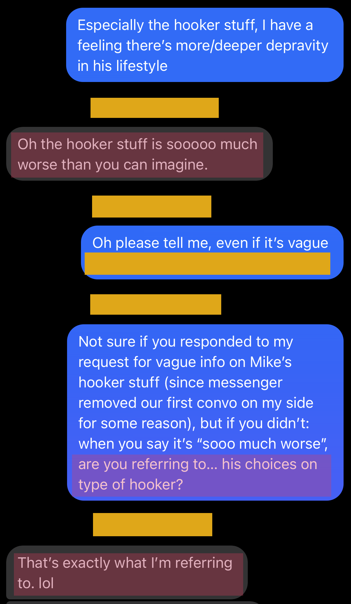 Trans prostitute for Mike Elliott claim 2